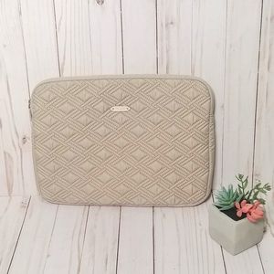 Tumi Champagne Quilted Computer Sleeve
